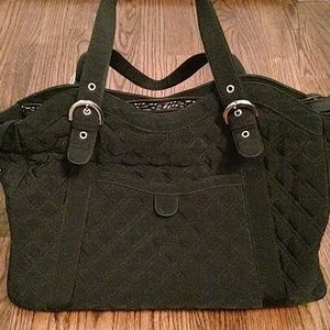 Black Vera Bradley Diaper Bag